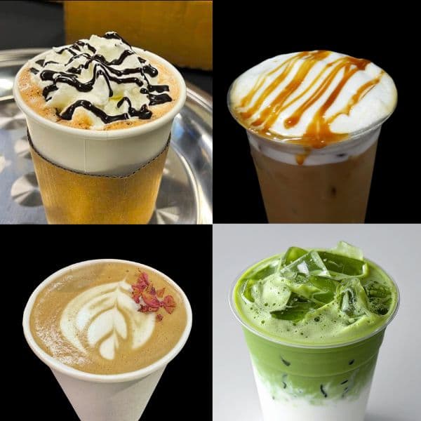 Premium coffee and matcha drinks served at a Westlake event