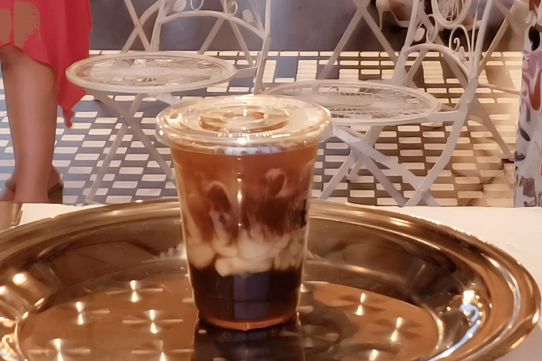 Iced coffee served at a Cleveland Espresso event near Cleveland Heights