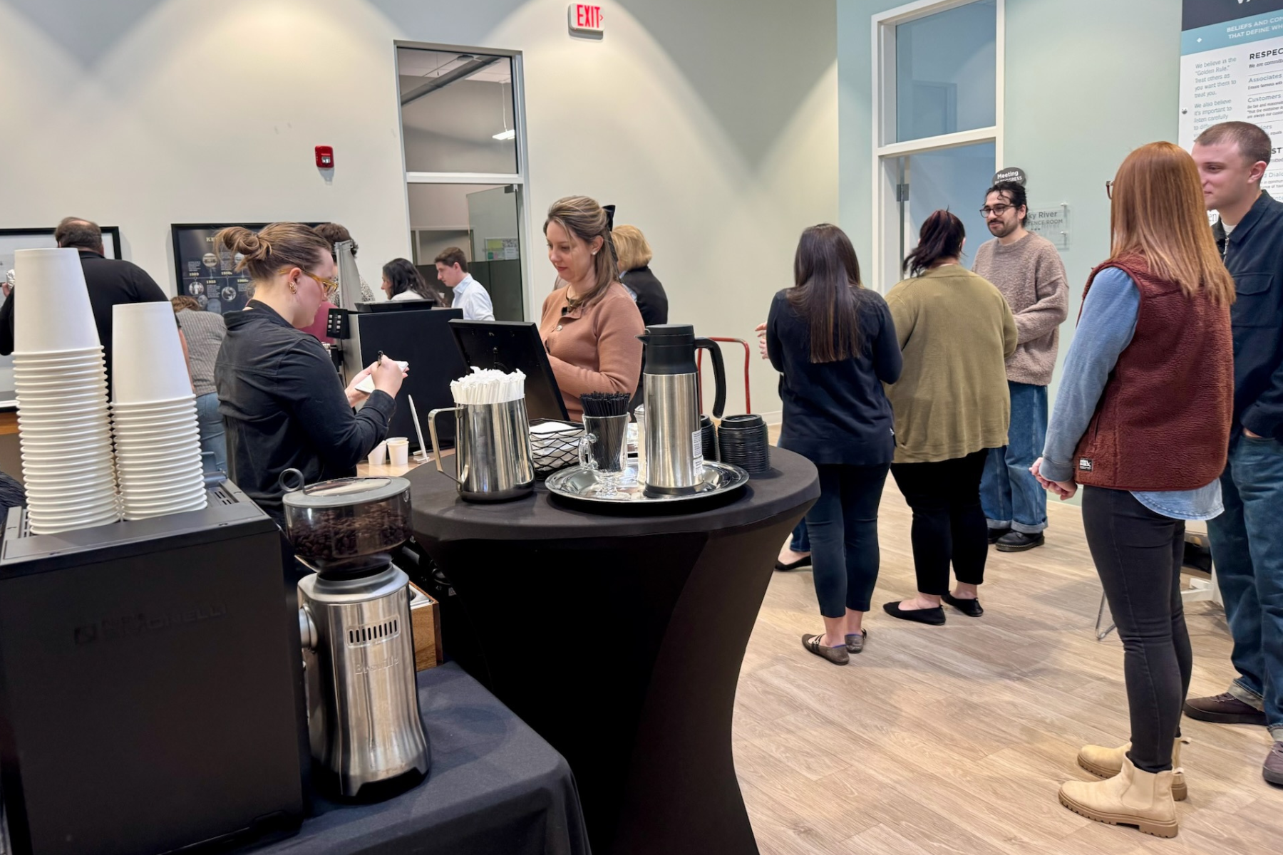 Coffee cart for corporate event in Cleveland, Ohio